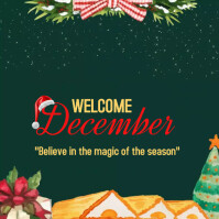 welcome december Template | PosterMyWall