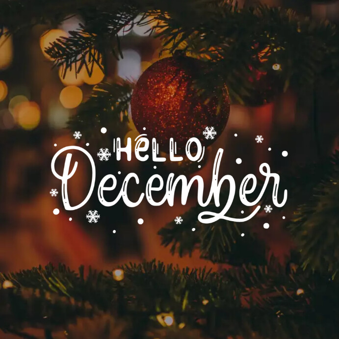 welcome december Template | PosterMyWall