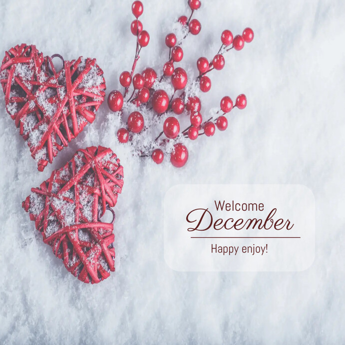 Welcome December Flyer Template | PosterMyWall