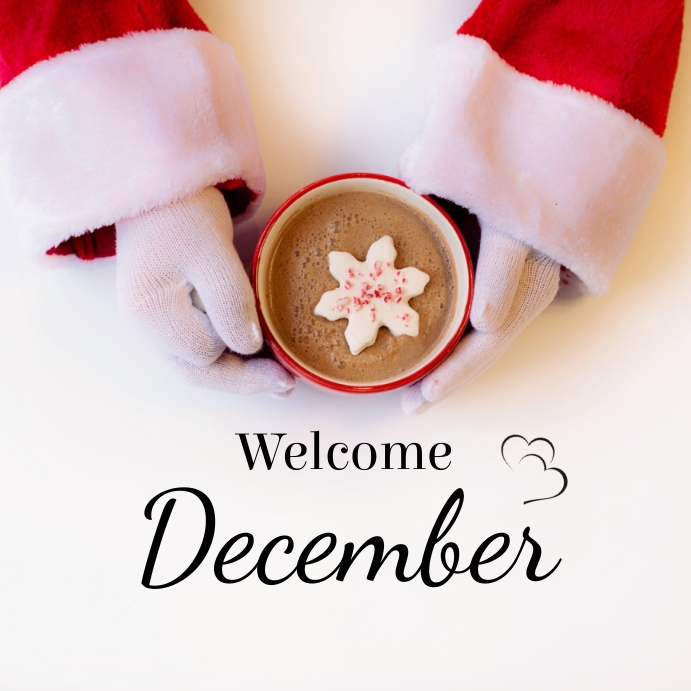 Welcome December Instagram Template | PosterMyWall
