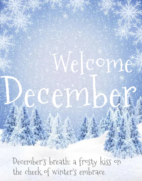 December. Template PosterMyWall