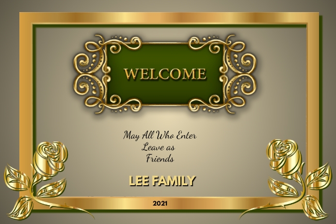 Welcome Template | PosterMyWall