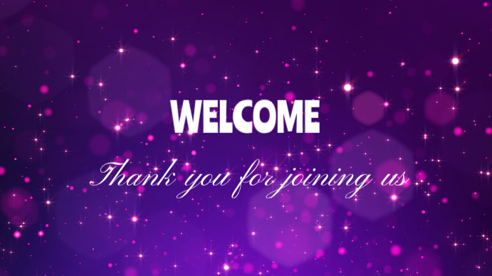 Welcome Message Digital Display Template | PosterMyWall