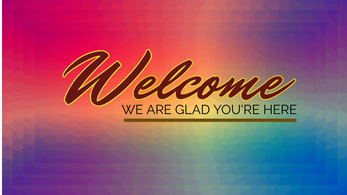 Welcome Design Template | PosterMyWall