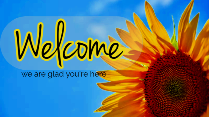 Welcome Message Template | PosterMyWall