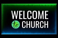 Negro Church Welcome Poster Template