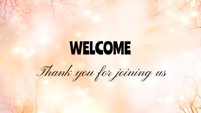 WELCOME Template | PosterMyWall