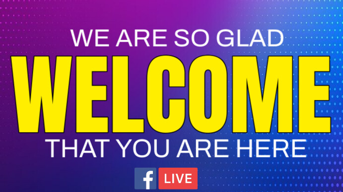 WELCOME DESIGN Template | PosterMyWall