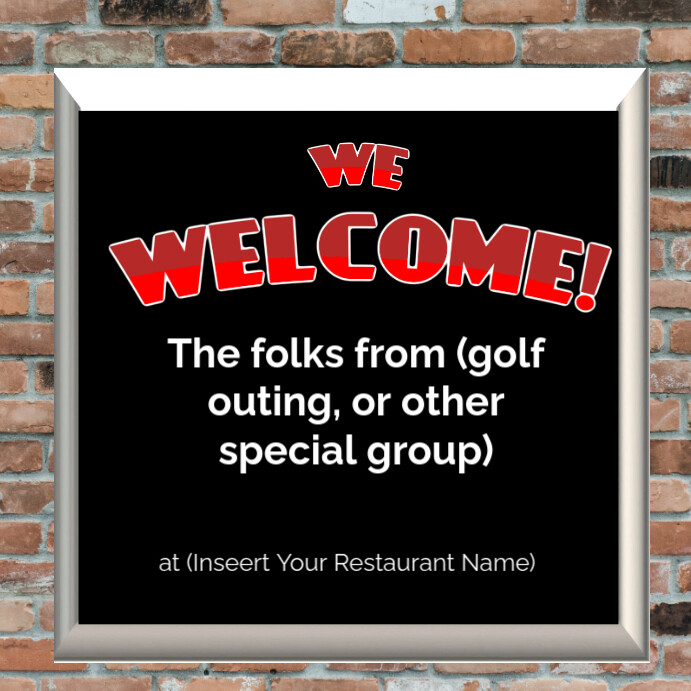 Welcome Template | PosterMyWall