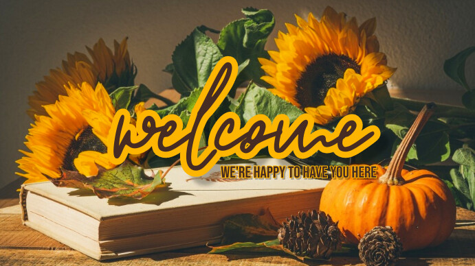 Digital Welcome Note Design welcome digital display Template | PosterMyWall