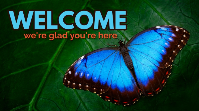 Digital Welcome Design welcome digital display Template | PosterMyWall