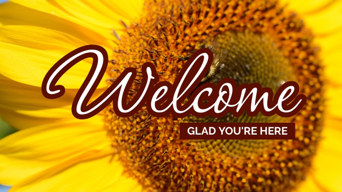 welcome digital display Template | PosterMyWall