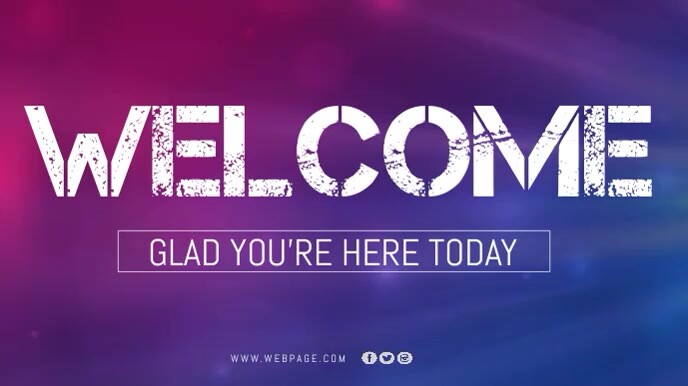 Welcome Digital Display Template | PosterMyWall