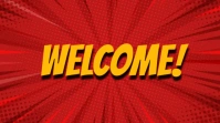 Welcome Digital Display Ekran reklamowy (16:9) template