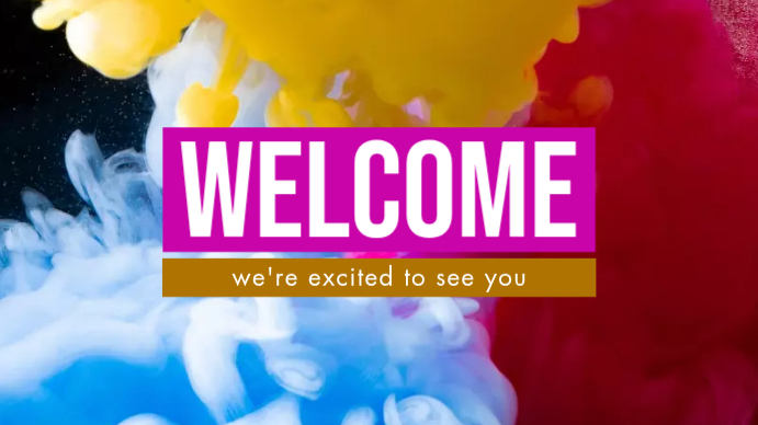 Welcome Message Template | PosterMyWall