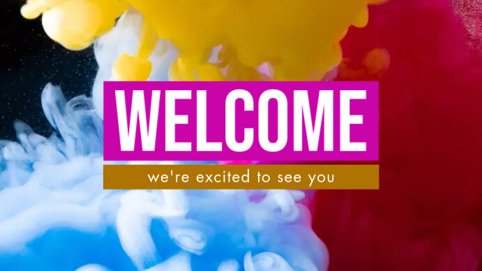 Welcome Digital Display Template | PosterMyWall