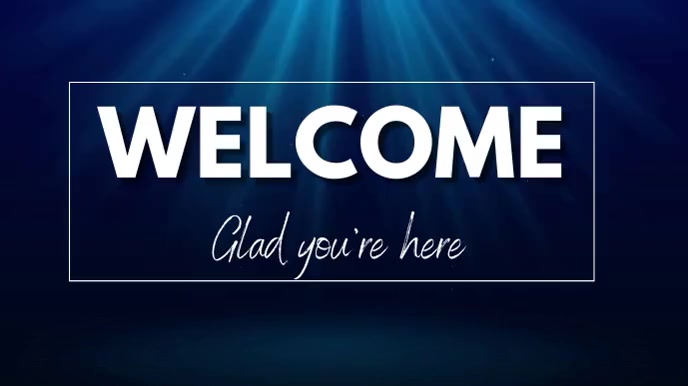 Copy of welcome digital display Template | PosterMyWall
