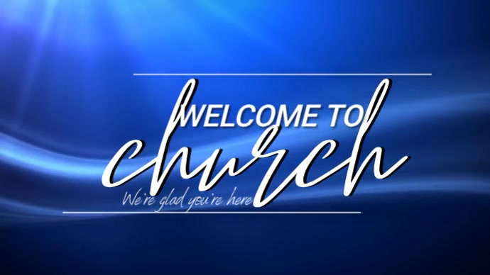 Church Welcome Digital Display Template | PosterMyWall