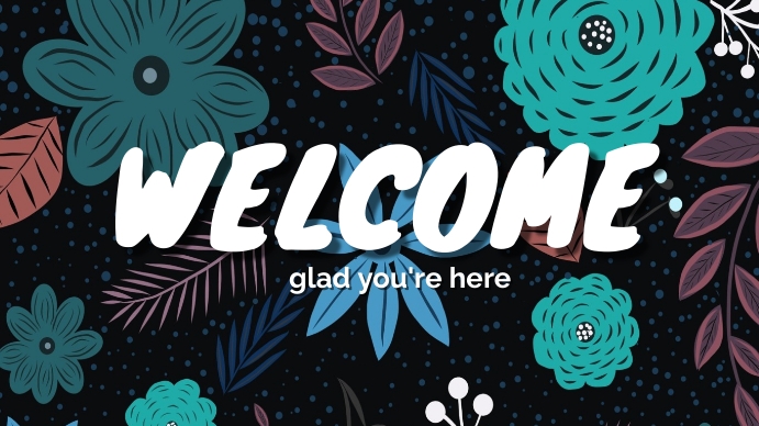 welcome display Template | PosterMyWall