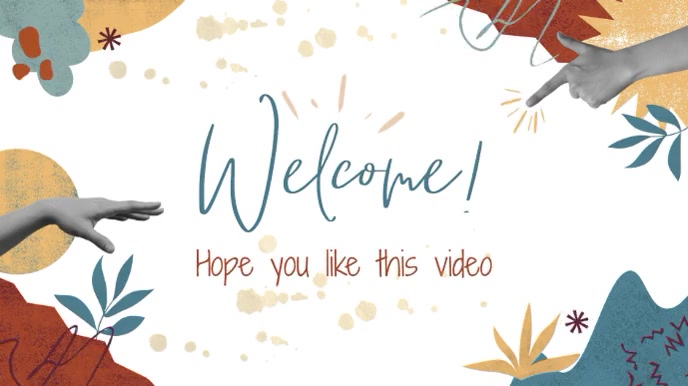 Modèle Welcome display | PosterMyWall