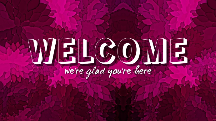 Wellcome Display welcome display Template | PosterMyWall
