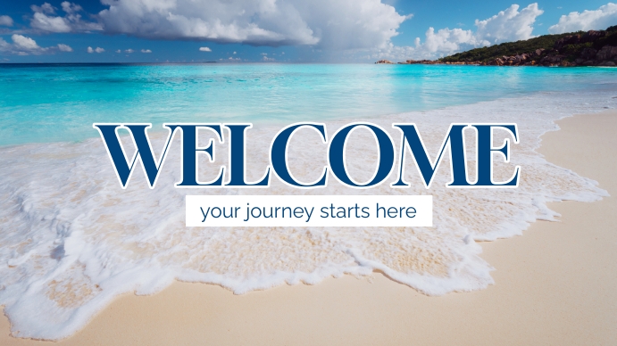 welcome display Template | PosterMyWall