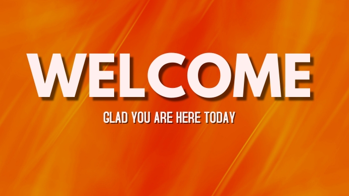 WELCOME DISPLAY Template | PosterMyWall