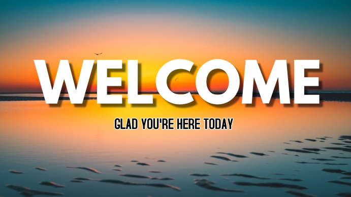 WELCOME DISPLAY Template | PosterMyWall