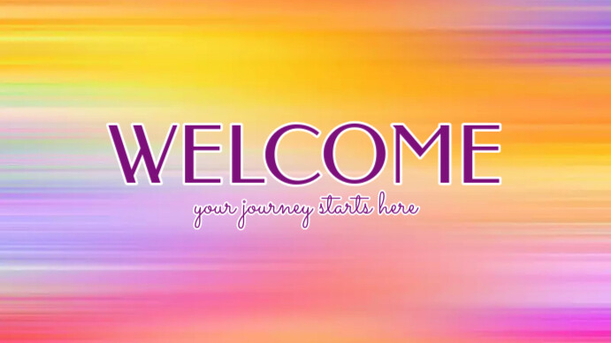 welcome display | PosterMyWall