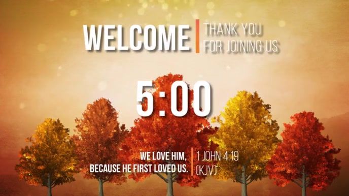 welcome fall countdown Template | PosterMyWall