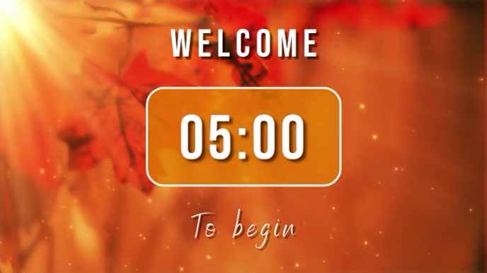 welcome fall countdown | PosterMyWall