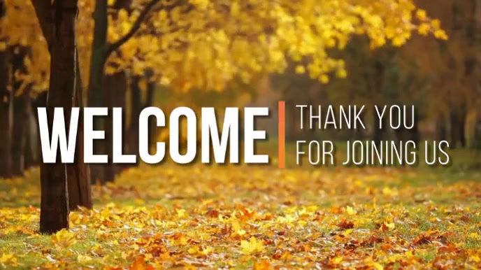 Copy of welcome fall | PosterMyWall