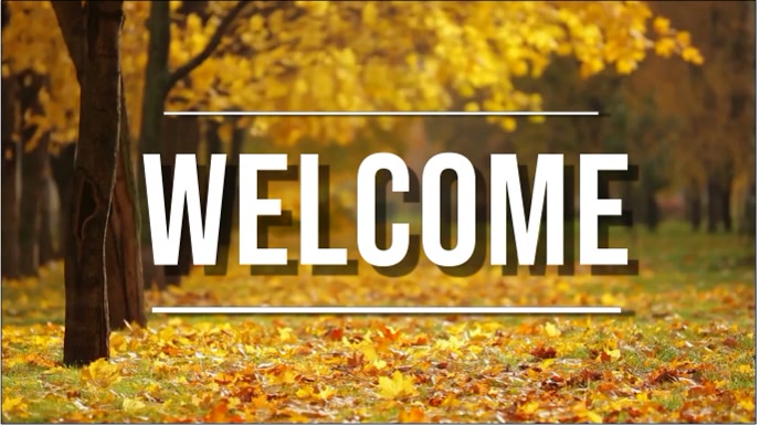 welcome fall Template | PosterMyWall