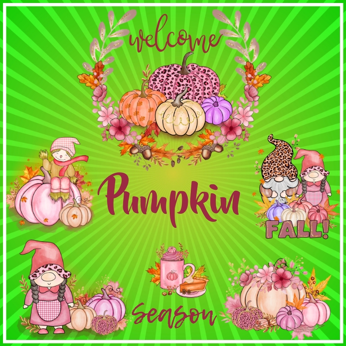 Welcome fall instagram template | PosterMyWall