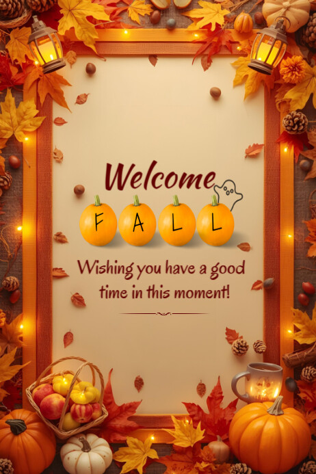 Copy of Welcome Fall template 2025 | PosterMyWall