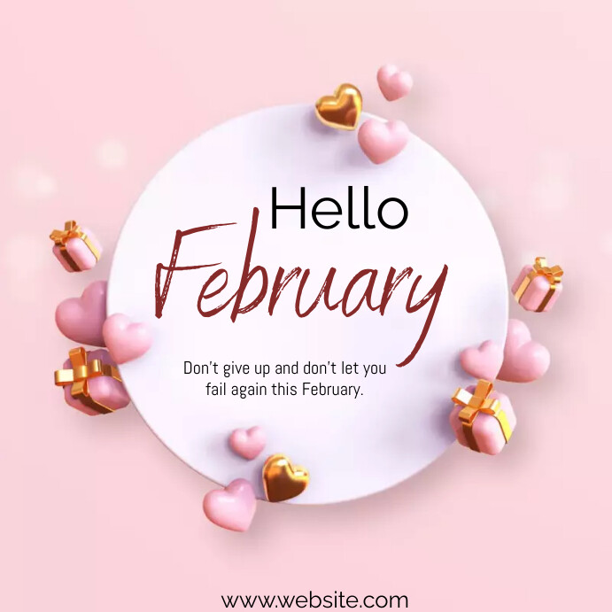 Plantilla de Welcome February | PosterMyWall