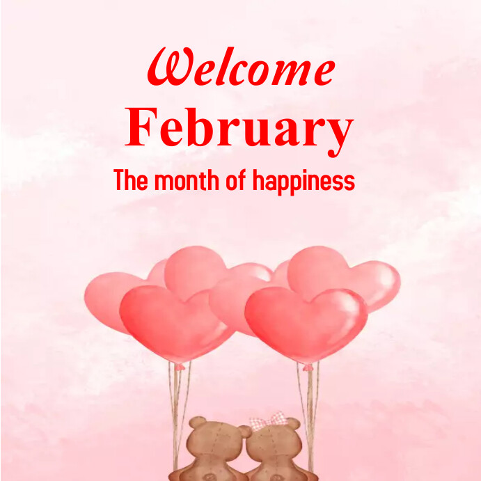 Welcome Sign February Welcome February