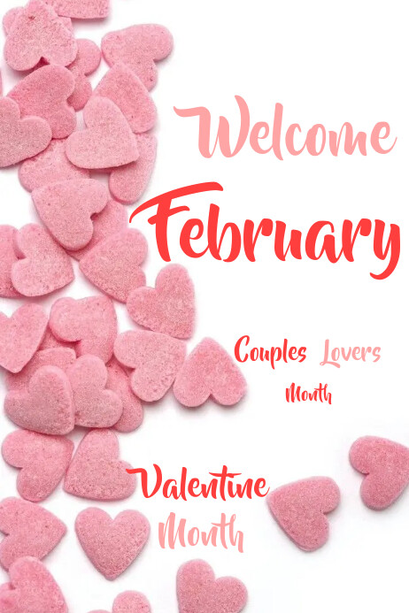 welcome February Template | PosterMyWall
