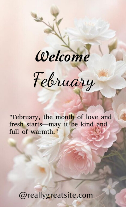 Copy of welcome february | PosterMyWall