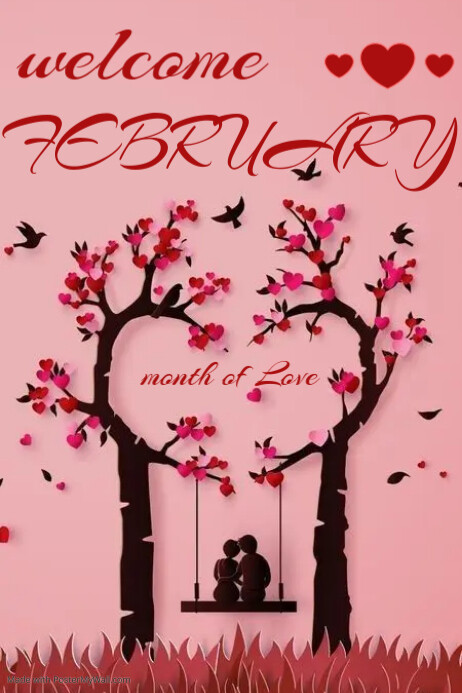 welcome February Template | PosterMyWall