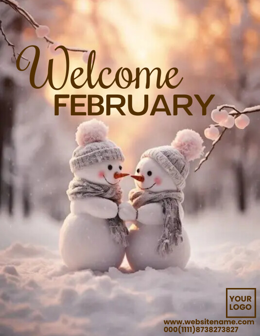 Plantilla de Welcome february template | PosterMyWall