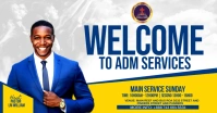 welcome flyer auf Facebook geteiltes Bild template