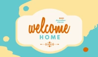 Welcome Greeting Cards แท็ก template