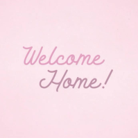 Welcome Home Greeting Square Video Iphosti le-Instagram template