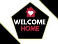 Welcome Home Yard Sign template
