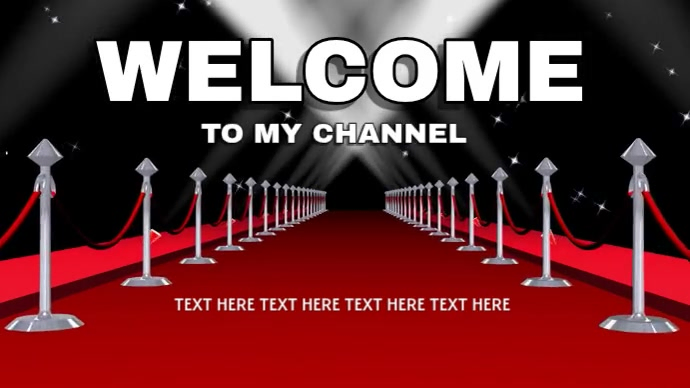 Modèle welcome intro background | PosterMyWall