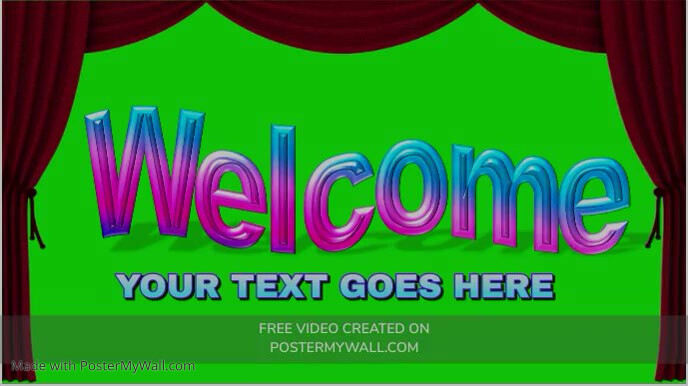 Modèle WELCOME INTRO | PosterMyWall
