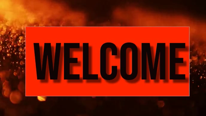 Welcome Intro Video WELCOME INTRO Template | PosterMyWall