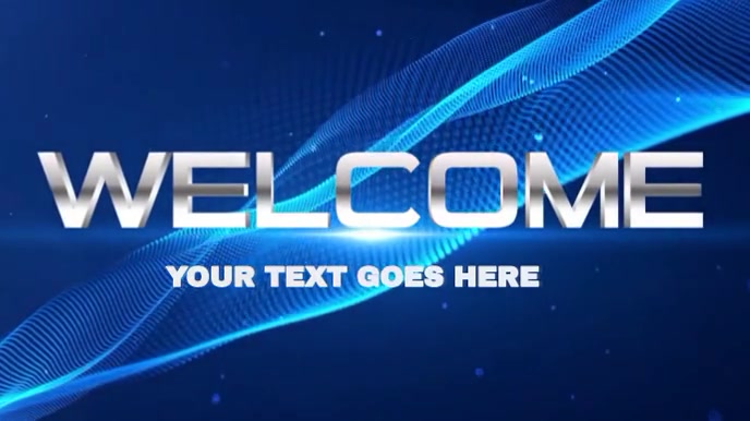 WELCOME INTRO VIDEO, Template | PosterMyWall