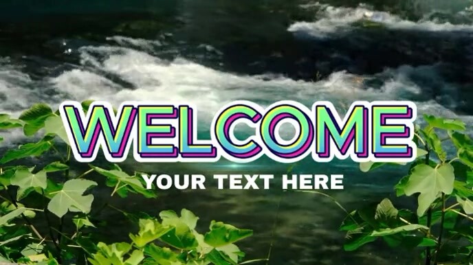 WELCOME INTRO VIDEO Template | PosterMyWall